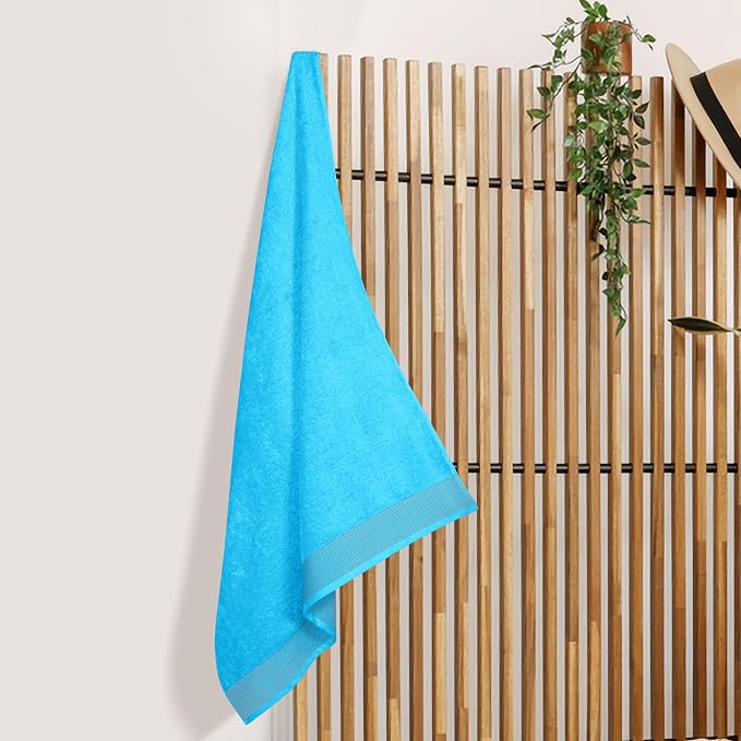 Belizzi Home Cotton 2 Pack Oversized Bath Sheet 35 x 70, Large Bath Sheet - Image 2