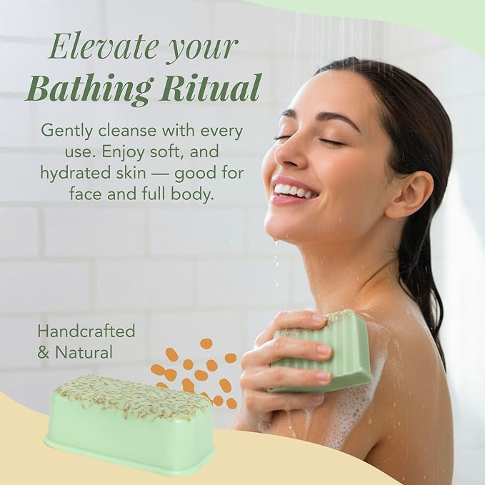 Saavy Naturals Organic Soap Minty Oat - Image 3