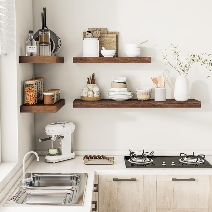 Vivelove Wide Floating Shelves for Wall 12 Inch Deep, 47.2" X 12" X 2" Floating - Image 7