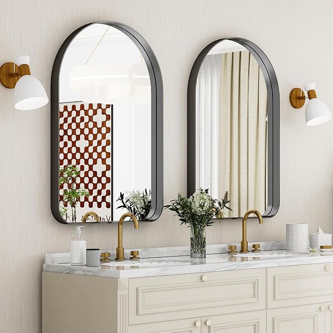 GLSLAND 20”x30“ Arched Bathroom Mirror - Image 3