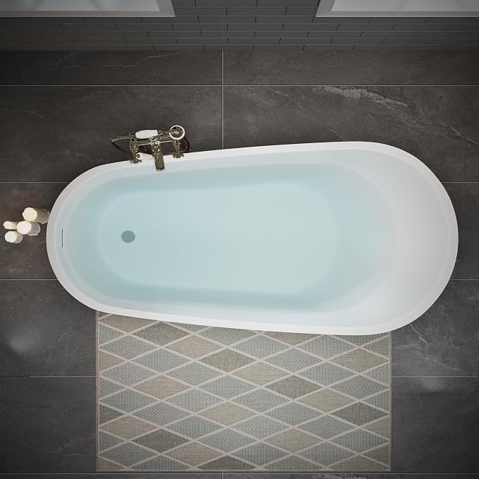 ABRUZZO 63" Acrylic Freestanding Bathtub - Image 3