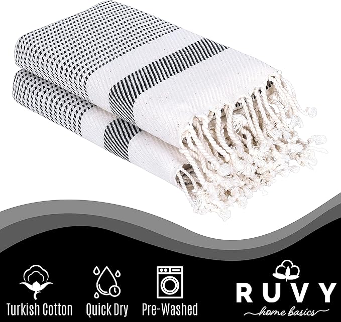 Ruvy Home Basics Turkish Hand Towels - Image 2