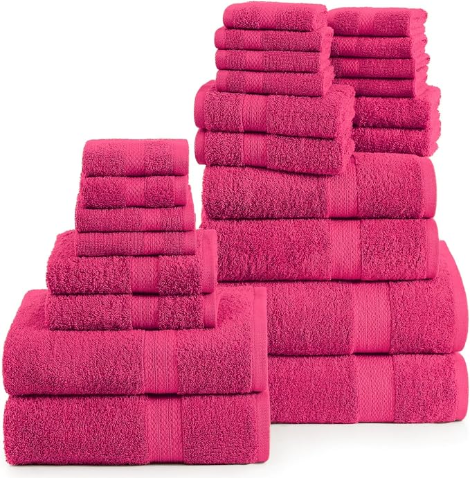 LANE LINEN 100% Cotton Bathroom Towels Set - Image 2