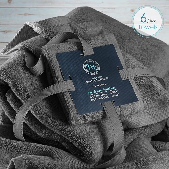 Hearth & Harbor Bath Towels for Bathroom - Image 4