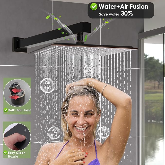 Enga Oil Rubbed Bronze Shower System - Image 3