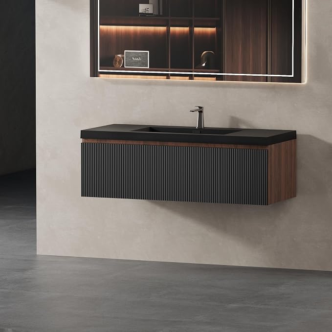 48" W Floating Bathroom Vanity by Unknown