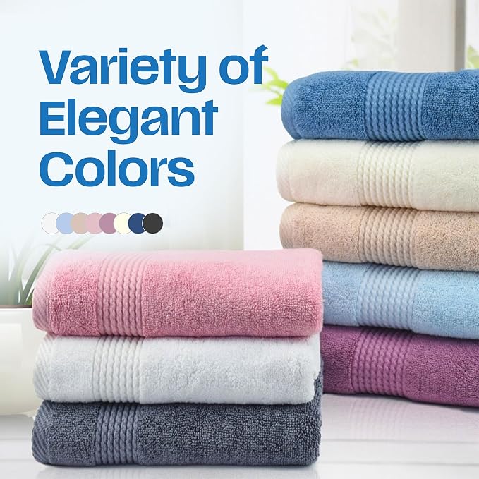 EastNBlue Lara Premium Bath Towel Set 6 Piece - Image 6