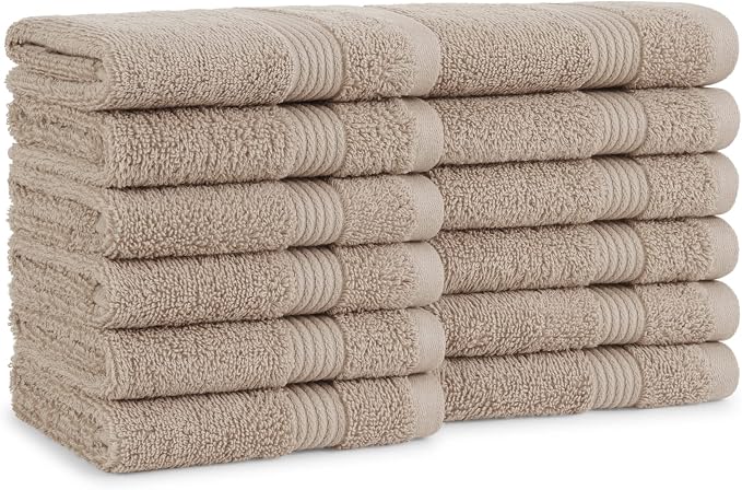 Arkwright Bath Washcloths 12 Pack by Arkwright