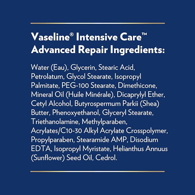 Vaseline Intensive Care Unscented Advanced Repair Body Lotion - Image 17