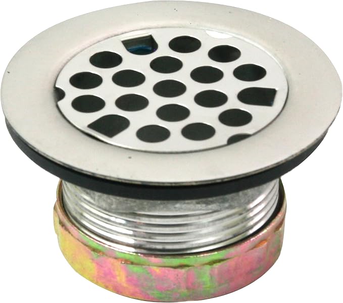Highcraft Flat Stainless Steel RV Mobile Shower Strainer by Highcraft