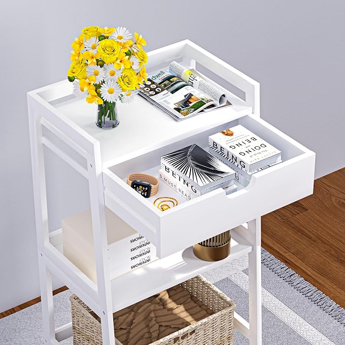 3 Tier Bamboo Bathroom Shelves - Image 4