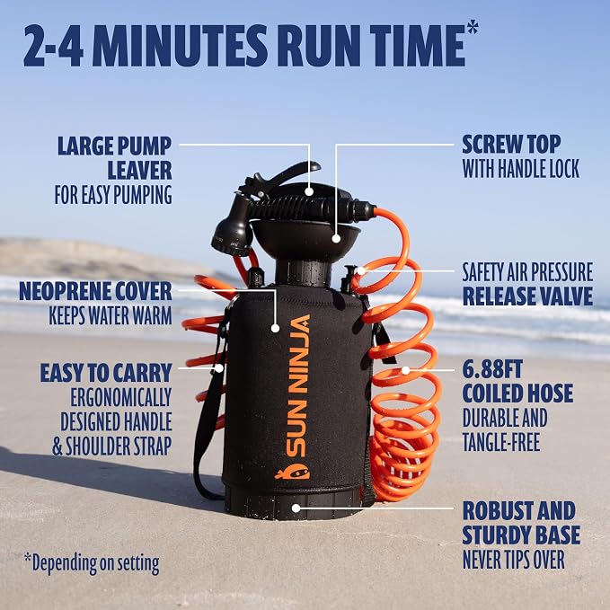 SUN NINJA Portable Shower Bundle - Image 5
