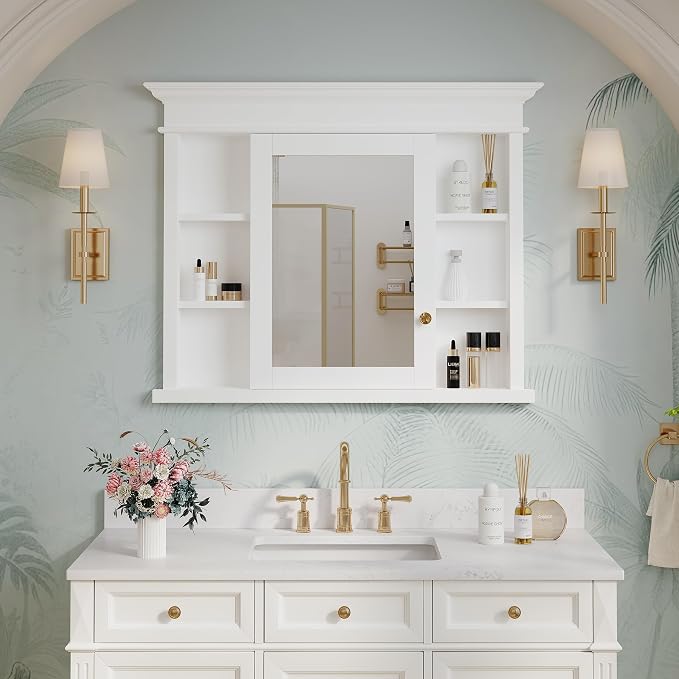 WELLFOR40 x 32" Bathroom Medicine Cabinet by WELLFOR