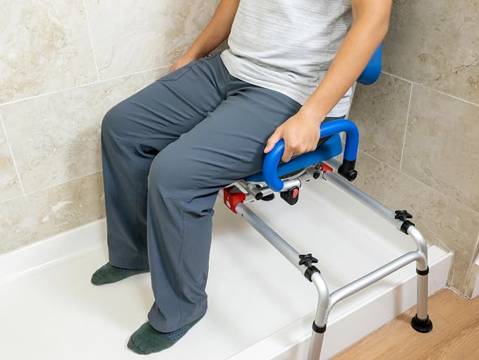 iLIVING ILG-668 Tub Transfer Bench Shower Chair - Image 7