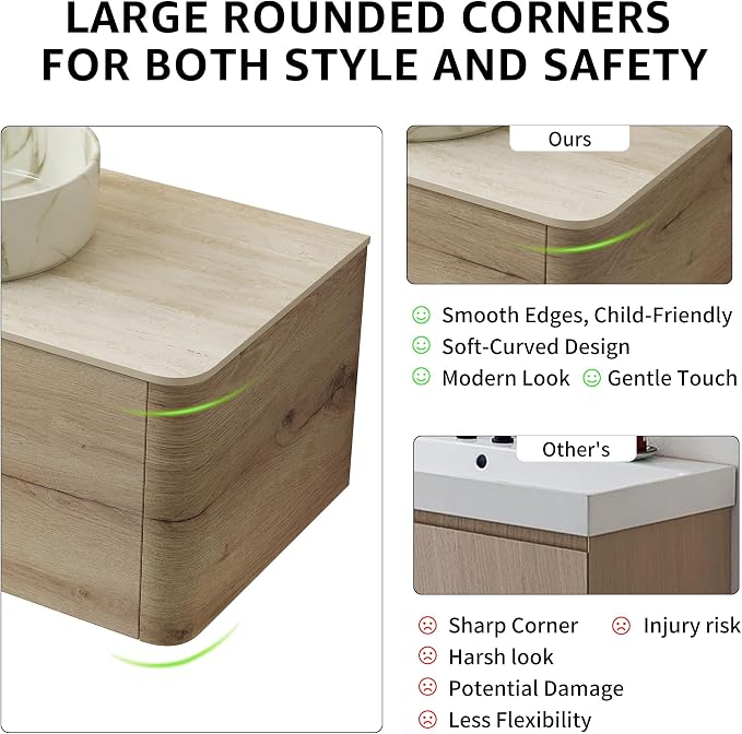 Yayzy 36” Floating Vanity Cabinet - Image 4