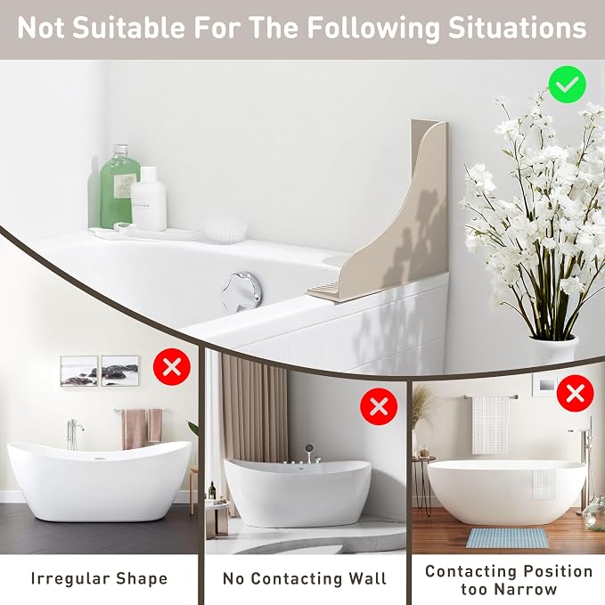 Roslim No-Adhesive 2-Pack All-Silicone Shower Splash Guard - Image 7