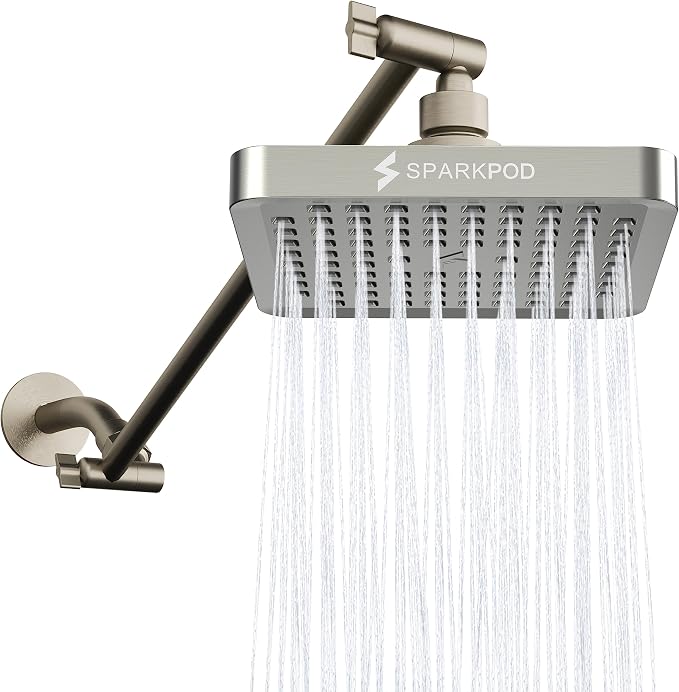 SparkPod Square Rain Shower Head by SparkPod