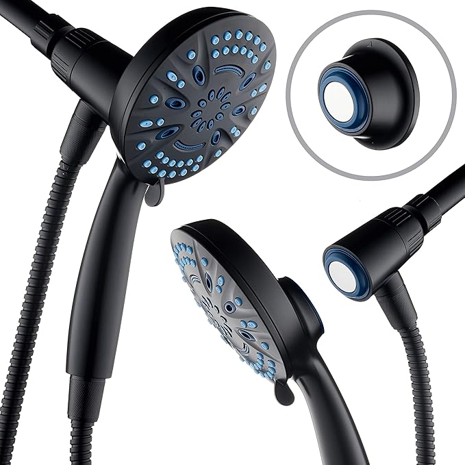 AquaCare Magneton High-Pressure 8-mode Handheld Shower Head by HotelSpa
