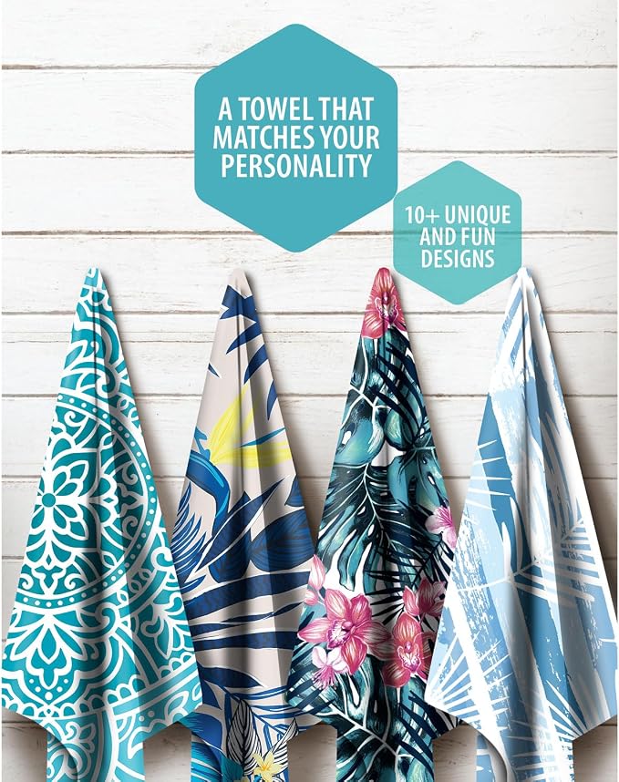 VENTURE 4TH Microfiber Beach Towel: Quick-Dry, Sandproof and Lightweight - Image 7