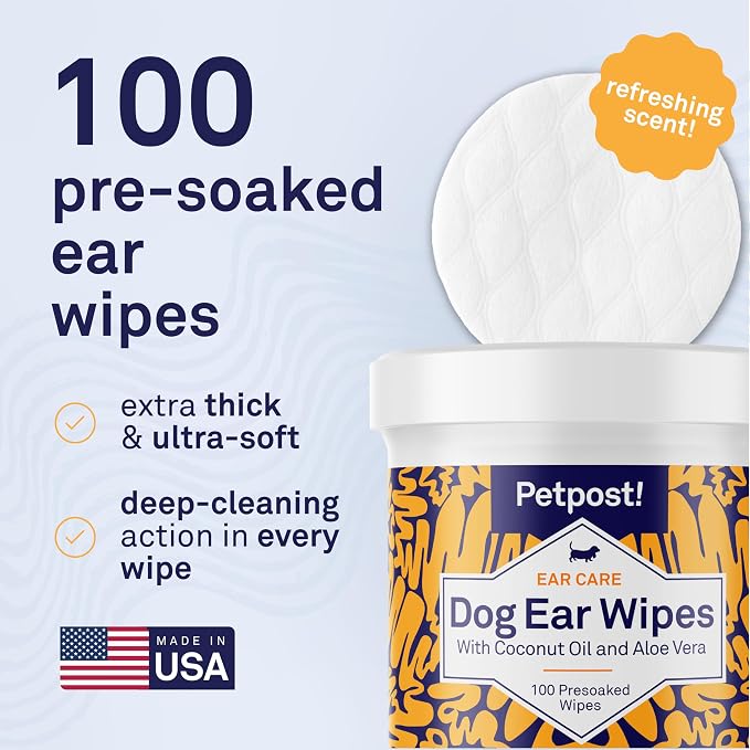 Petpost | Dog Ear Cleaner Wipes - Image 6