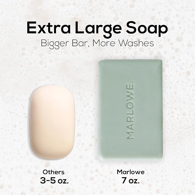 MARLOWE. No. 108 Lightly Exfoliating Soap Bar, Moisturizing & Cleansing Bar Soap - Image 9