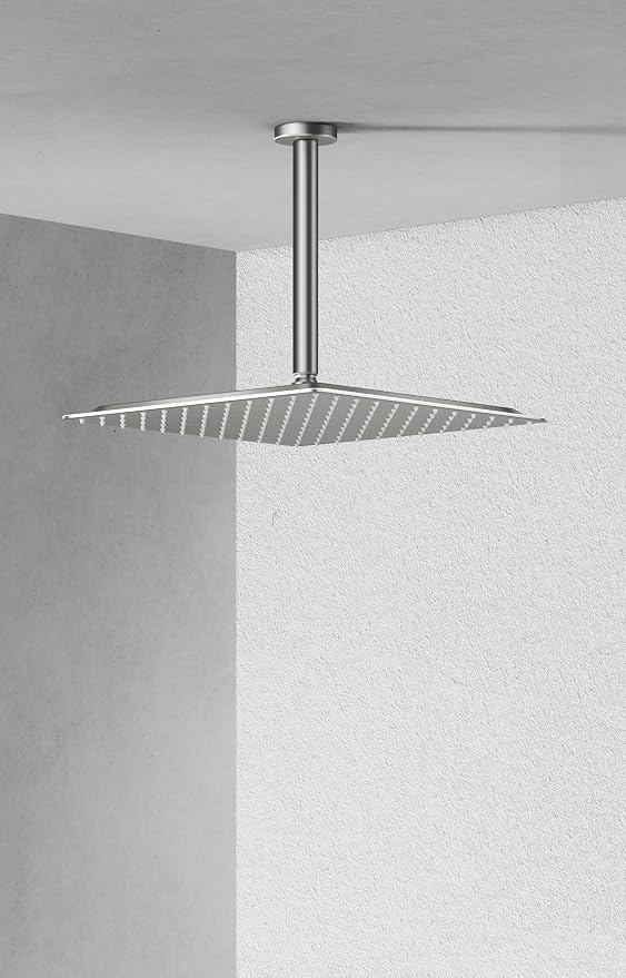 VBFF-Shower Head, rain shower head, 12 inch- Square Shower Head, 1.8 GPM Flow - Image 2