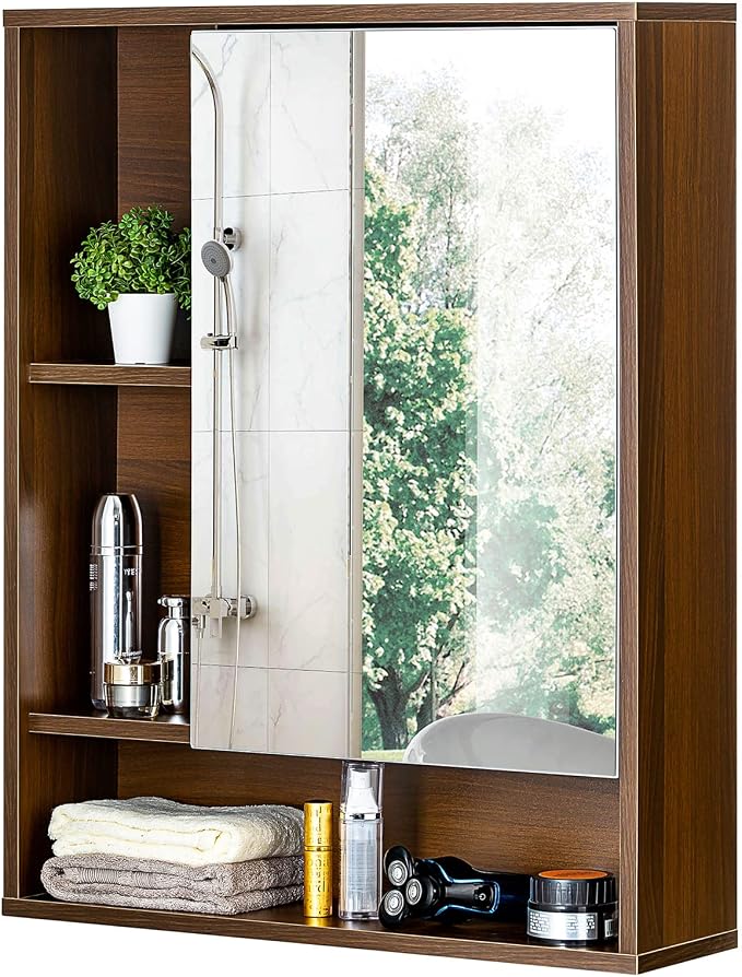 ChooChoo Bathroom Wall Mirror Cabinet, Medicine Cabinet - Image 7