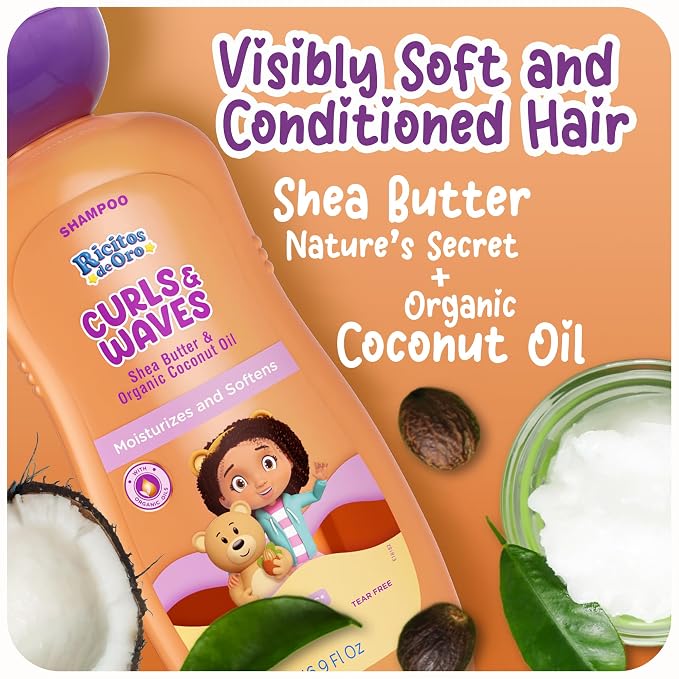Ricitos de Oro Curls & Waves Shampoo: Defines & Highlights Natural Curls - Image 4