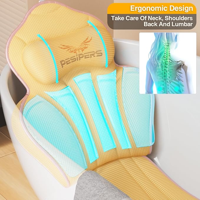Ergonomic Full Body Bath Pillow - Image 5