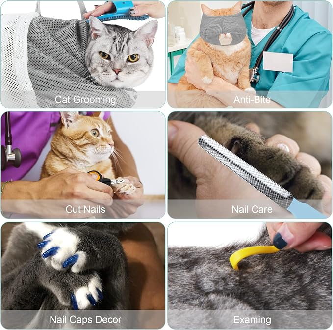 Cat Bathing Set 8-Piece - Image 5