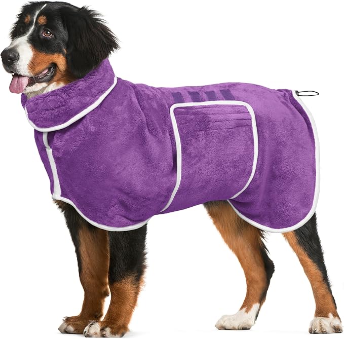 Dog Bathrobe Towel Dog Drying Coat by HhiMyOct