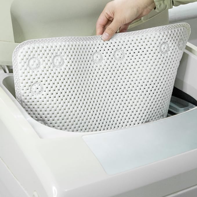 Double Layer Foam Non Slip Bathtub Mat 37x17in, More Comfortable and Thicker - Image 6