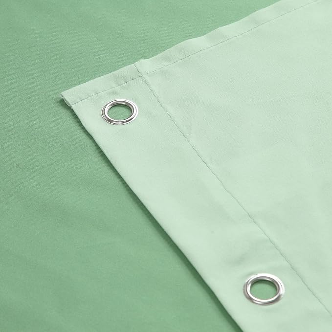Fabric Shower Curtain 78 Inches Long, Sage Green Ombre Modern Shower Curtains - Image 4