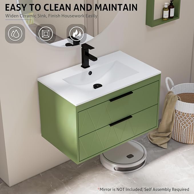 eclife 30" Bathroom Vanities Cabinet - Image 5