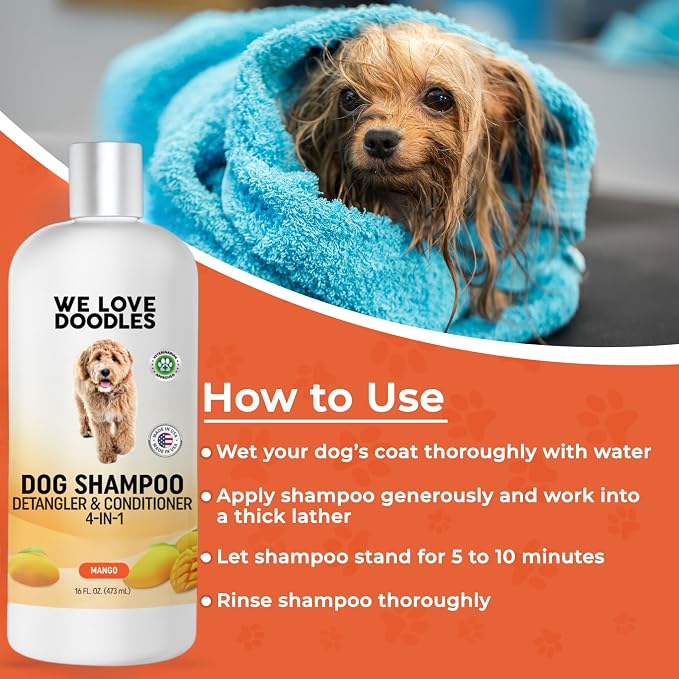 Dog Shampoo and Conditioner & Detangler - Image 5