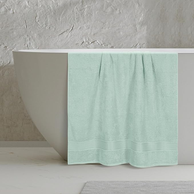 Belizzi Home Cotton 2 Pack Oversized Bath Sheet 35x70, Large Bath Sheet - Image 4