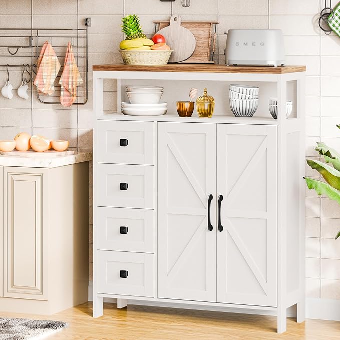 Vabches Farmhouse Storage Cabinet - Image 4