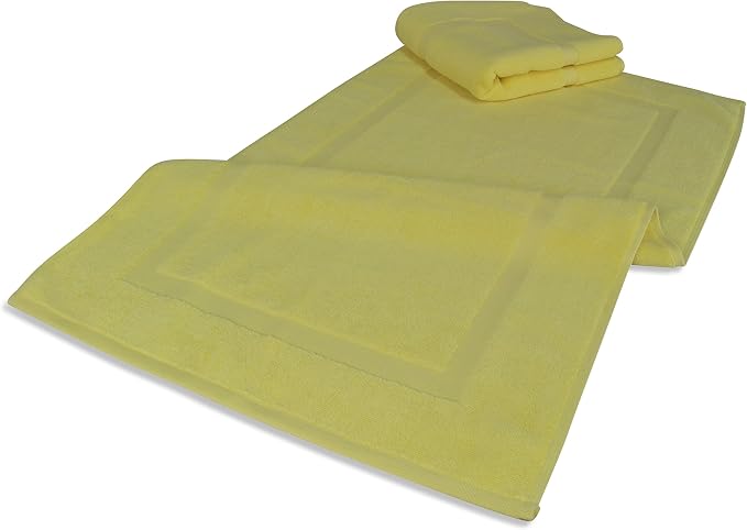 SALBAKOS 100% Turkish Cotton Bath Mat Set 2-Piece - Image 4
