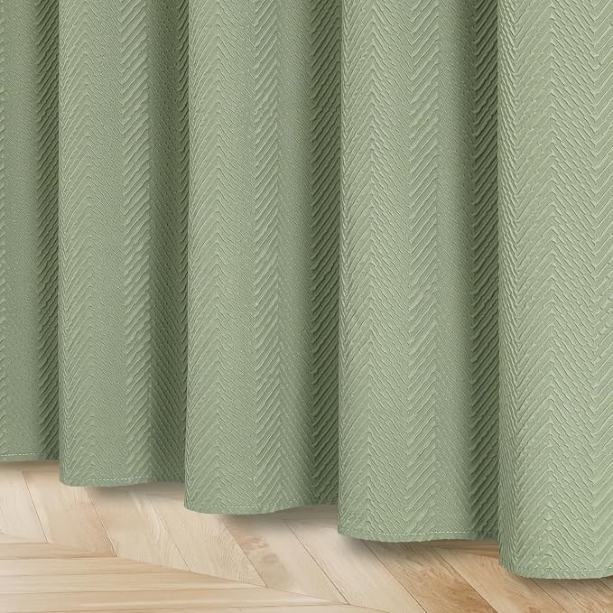 Gibelle Sage Green Shower Curtain - Image 6