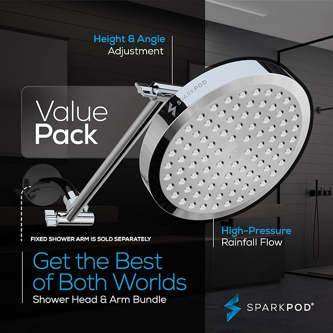 SparkPod Round Rain Shower Head - Image 3