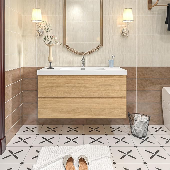 Floating Vanity Bathroom, 42 Inch Bathroom Vanity - Image 7