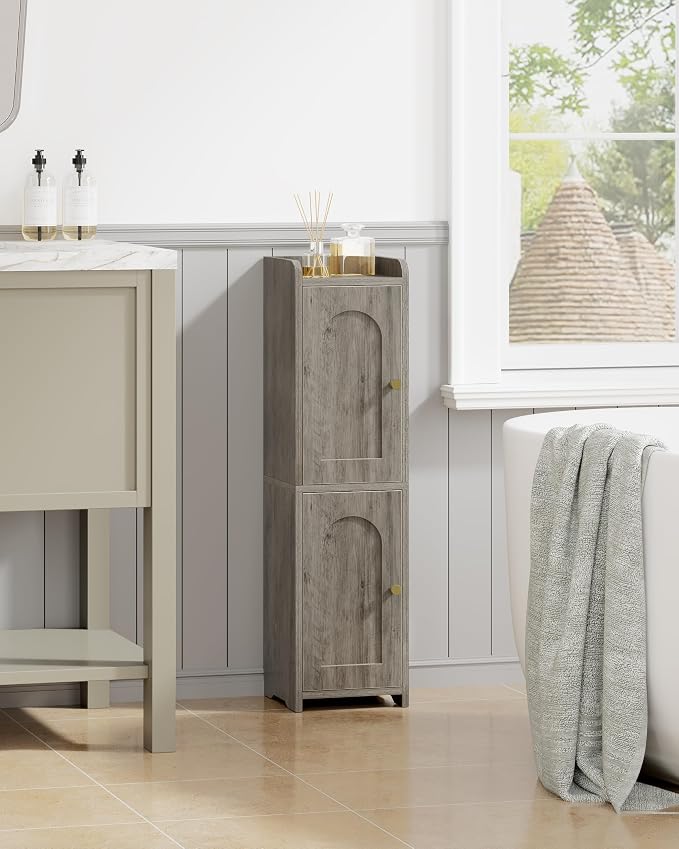 Bathroom Storage Cabinet, Corner Floor Cabinet - Image 3