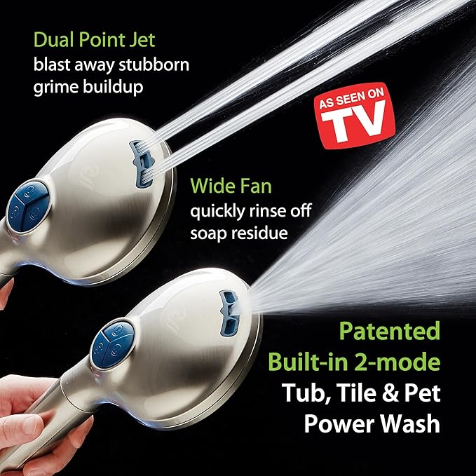 AquaCare High Pressure 10 Spray Mode Filtered Showerhead - Image 3
