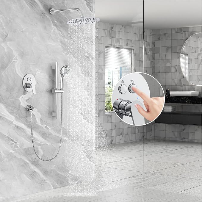 SR SUN RISE Rain Shower Faucet Set - Image 2