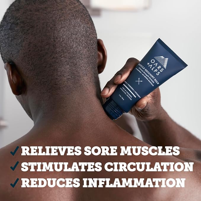 Oars + Alps Muscle Recovery Balm and Rub, Muscle Pain Relief Balm Infused - Image 4