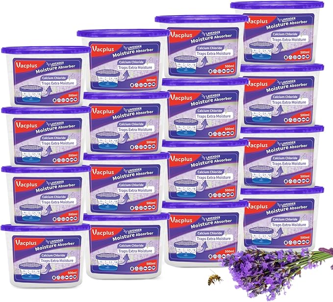 Vacplus Moisture Absorbers, 10.5 Oz Humidity Absorber Boxes Attracts Extra by Vacplus
