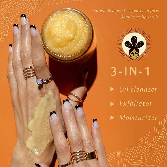Nopalera Cactus Body Polish – Mandarina | 3-in-1 Clean Beauty Oil Cleanser - Image 2