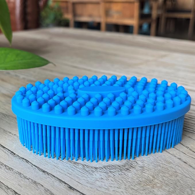 Premium Sensory Brush for Kids or Autism, Soft Silicone Body Scrubber, 2 in 1 by PENEPICO-SIMPLELIFE