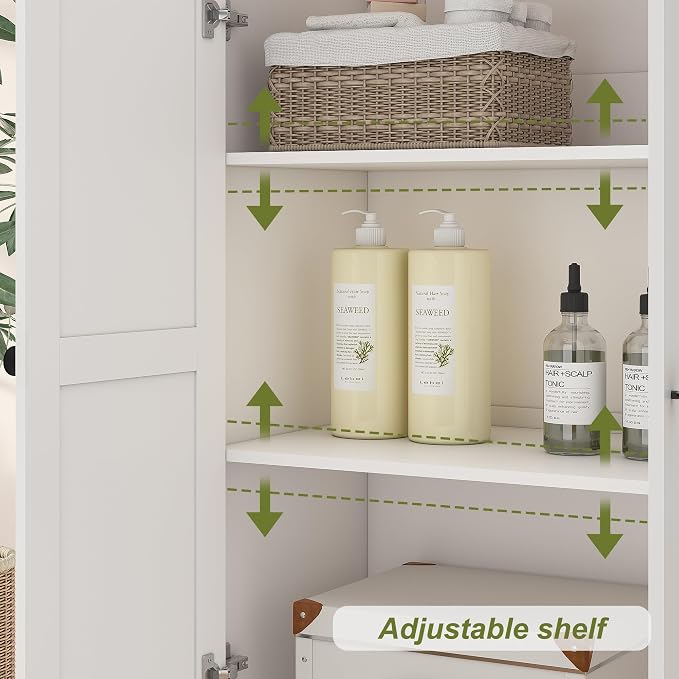 Tall Bathroom Storage Cabinet - Image 4