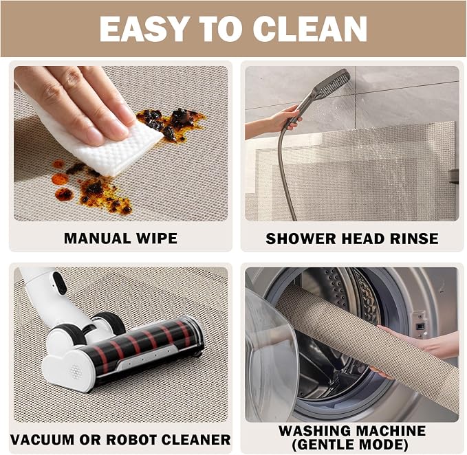 Non Slip Long Bathroom Runner Rug Bath Mat, Rubber Backing Ultra Thin Bathroom - Image 7